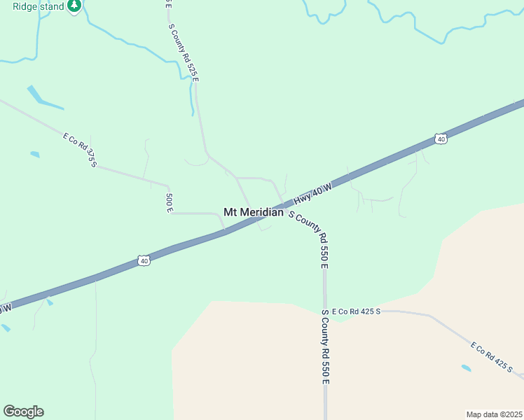 map of restaurants, bars, coffee shops, grocery stores, and more near in Mount Meridian