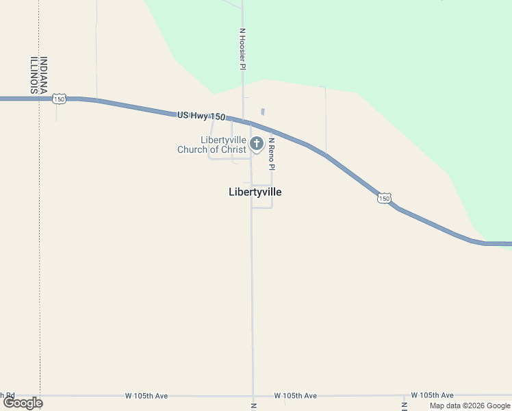map of restaurants, bars, coffee shops, grocery stores, and more near 10940-11198 North Libertyville Place in West Terre Haute