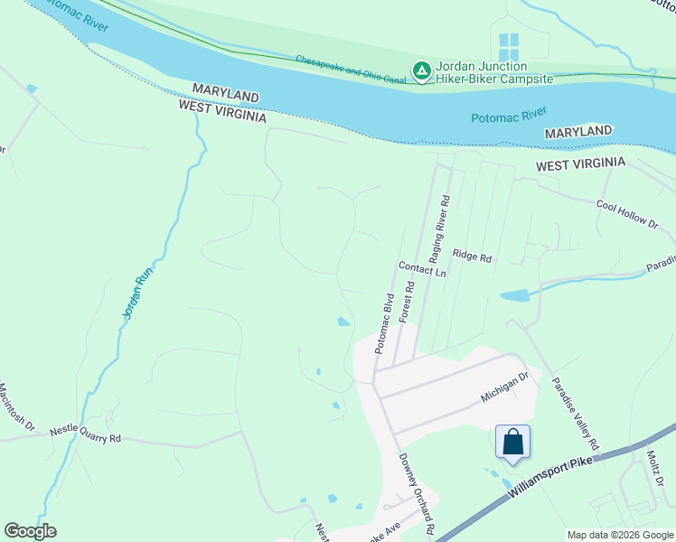 map of restaurants, bars, coffee shops, grocery stores, and more near 354 Kingbrook Boulevard in Falling Waters