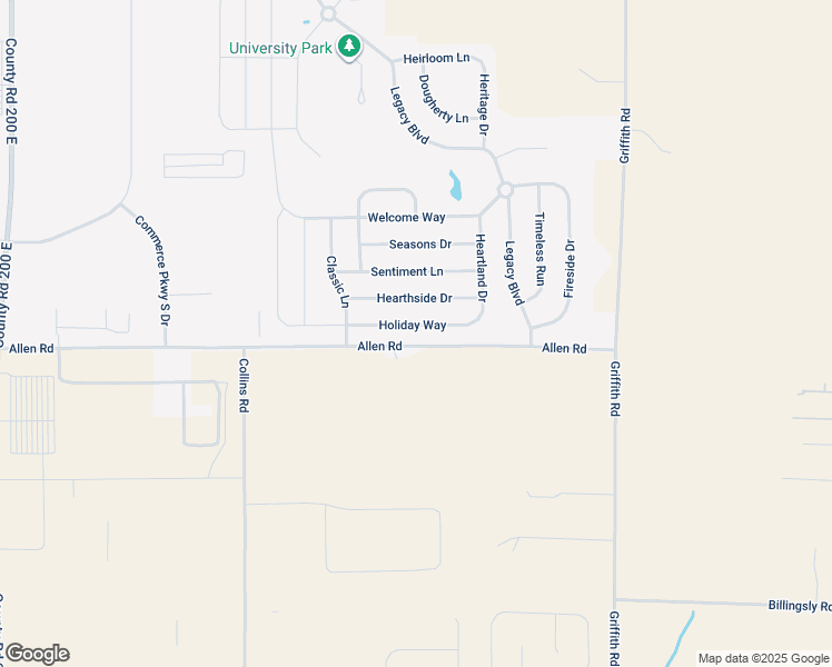 map of restaurants, bars, coffee shops, grocery stores, and more near 2949 Holiday Way in Greenwood