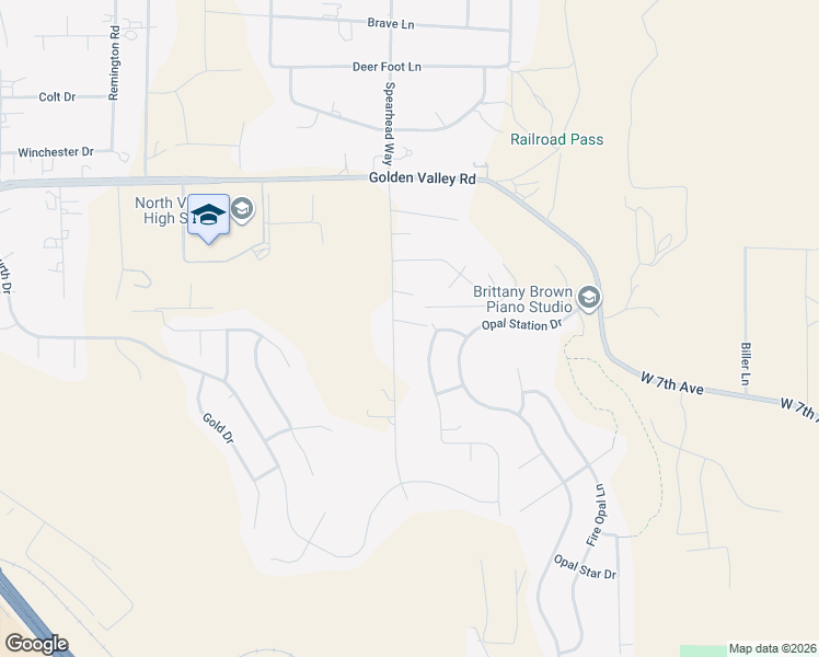 map of restaurants, bars, coffee shops, grocery stores, and more near 8720 Spearhead Way in Reno