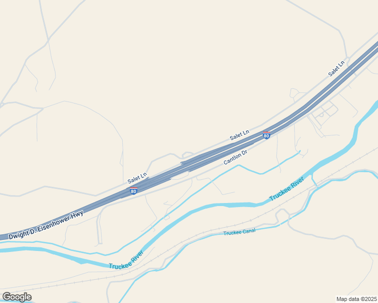 map of restaurants, bars, coffee shops, grocery stores, and more near 31499 Interstate 80 in Sparks