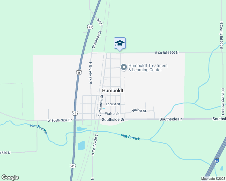 map of restaurants, bars, coffee shops, grocery stores, and more near in Humboldt