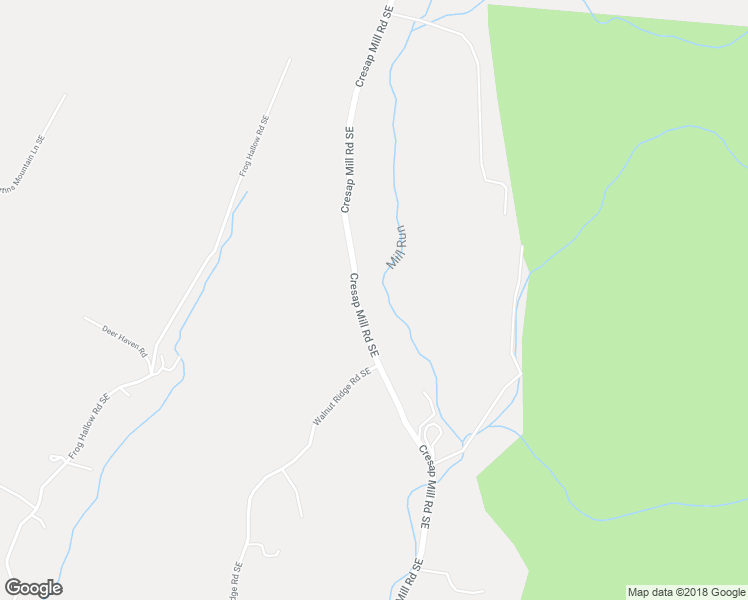 map of restaurants, bars, coffee shops, grocery stores, and more near 14114 Cresap Mill Road Southeast in Oldtown