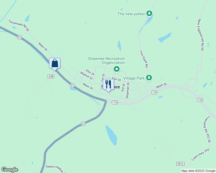 map of restaurants, bars, coffee shops, grocery stores, and more near in Perry County