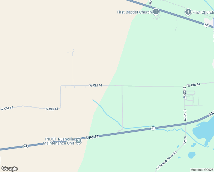 map of restaurants, bars, coffee shops, grocery stores, and more near in Rushville