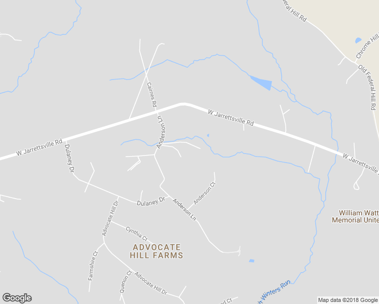 map of restaurants, bars, coffee shops, grocery stores, and more near 3635 Anderson Lane in Jarrettsville