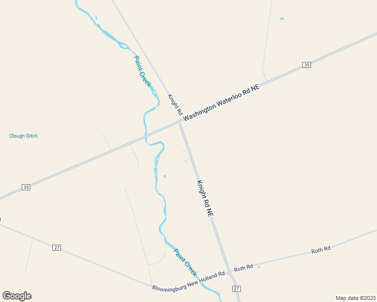 map of restaurants, bars, coffee shops, grocery stores, and more near 3564 Knight Road Northeast in New Holland