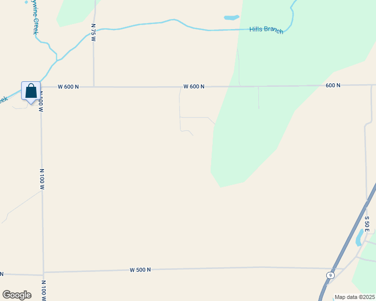map of restaurants, bars, coffee shops, grocery stores, and more near 5855 North Pr Wind Drift Lane in Shelbyville