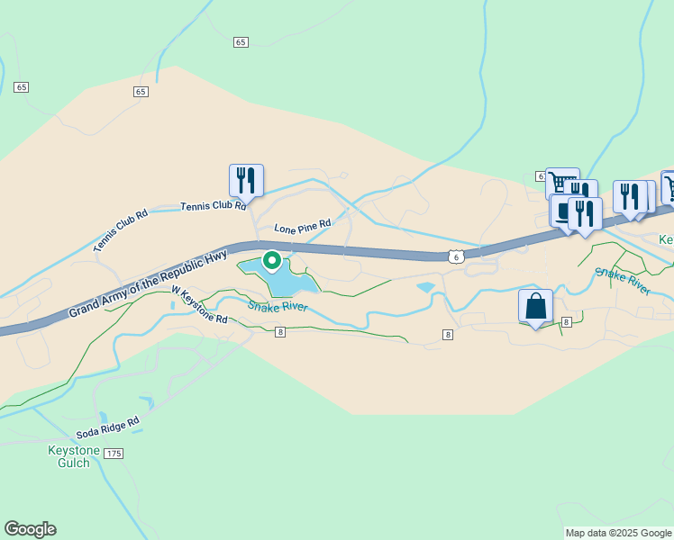 map of restaurants, bars, coffee shops, grocery stores, and more near in 