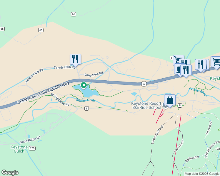 map of restaurants, bars, coffee shops, grocery stores, and more near in 