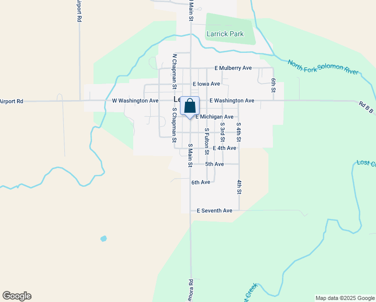 map of restaurants, bars, coffee shops, grocery stores, and more near 100-150 East 4th Avenue in Lenora