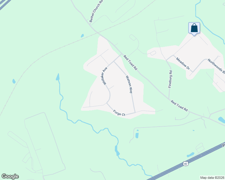 map of restaurants, bars, coffee shops, grocery stores, and more near 148 Whitaker Avenue in North East