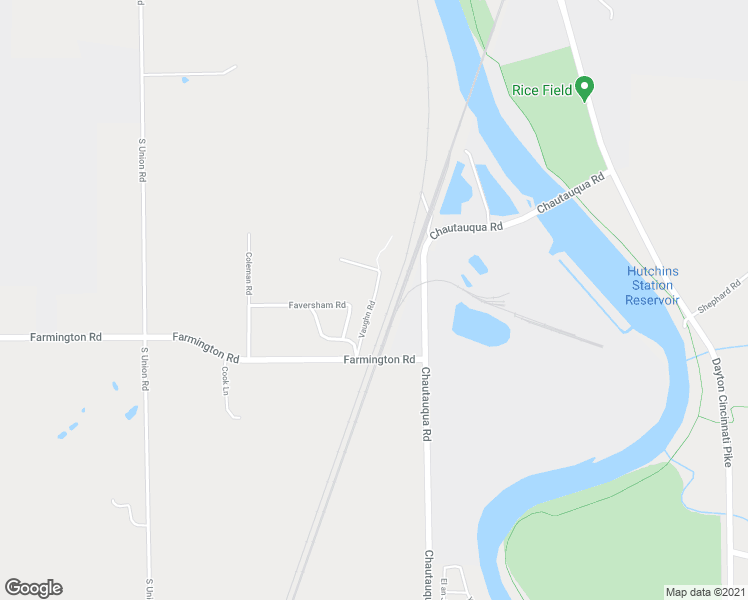 map of restaurants, bars, coffee shops, grocery stores, and more near 9361 Vaughn Road in Miamisburg