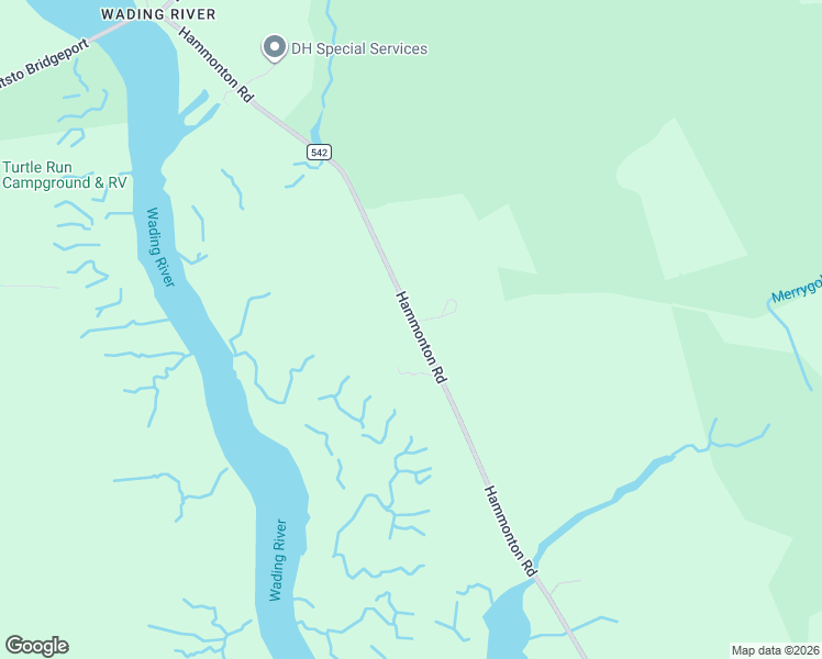 map of restaurants, bars, coffee shops, grocery stores, and more near 1856 Hammonton Road in Tuckerton