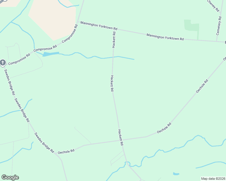 map of restaurants, bars, coffee shops, grocery stores, and more near 27-77 Hackett Road in Mannington Township