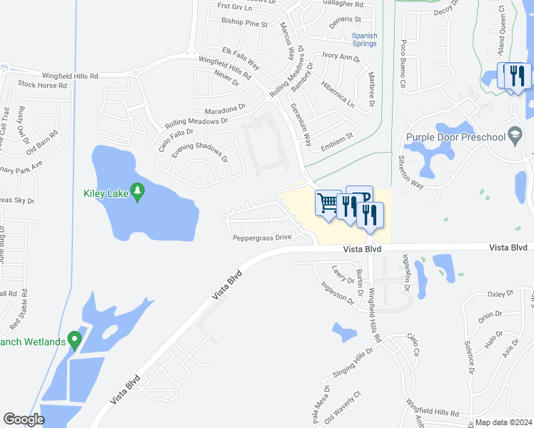 map of restaurants, bars, coffee shops, grocery stores, and more near 6744 Russian Thistle Drive in Sparks
