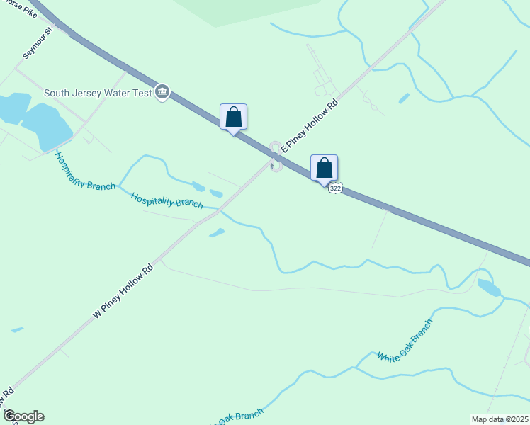 map of restaurants, bars, coffee shops, grocery stores, and more near 292 West Piney Hollow Road in Monroe