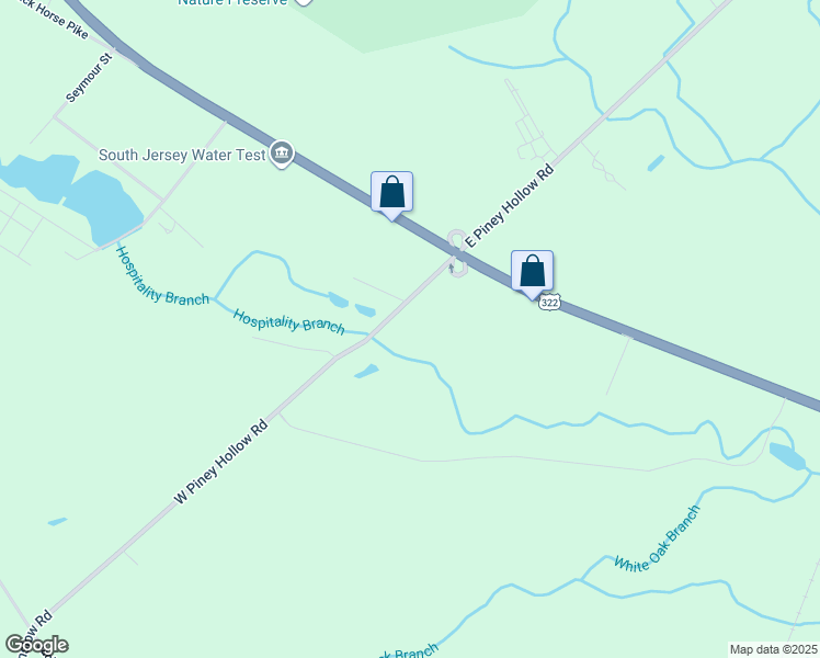 map of restaurants, bars, coffee shops, grocery stores, and more near 292 West Piney Hollow Road in Monroe