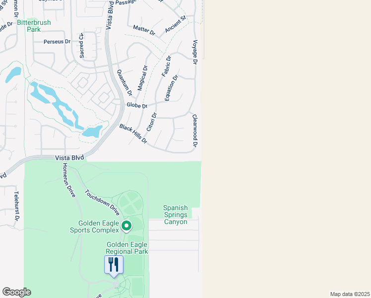 map of restaurants, bars, coffee shops, grocery stores, and more near 4296 Black Hills Drive in Sparks