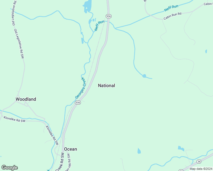 map of restaurants, bars, coffee shops, grocery stores, and more near in National