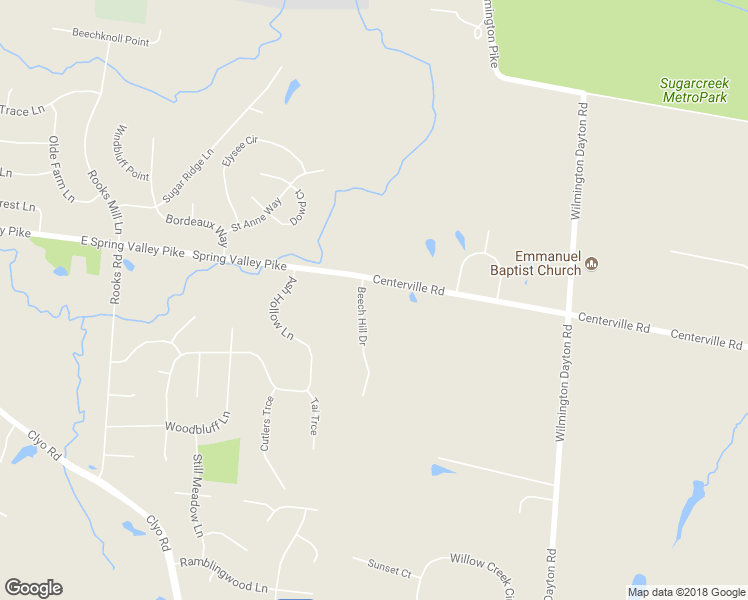 map of restaurants, bars, coffee shops, grocery stores, and more near 3028 Beech Hill Drive in Greene County