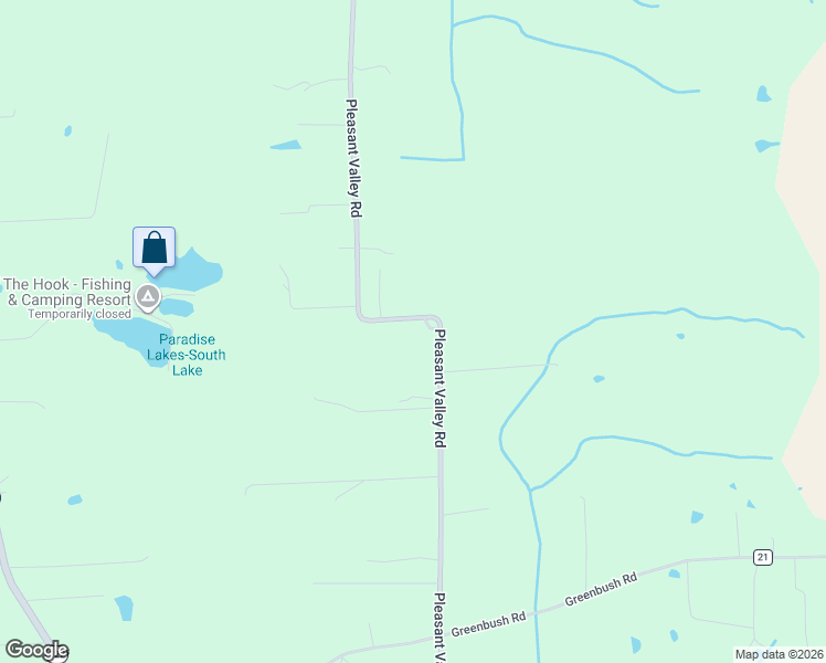 map of restaurants, bars, coffee shops, grocery stores, and more near 8199 Pleasant Valley Road in Camden
