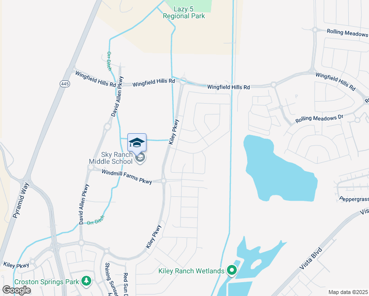 map of restaurants, bars, coffee shops, grocery stores, and more near 1324 Granary Park Ave in Sparks