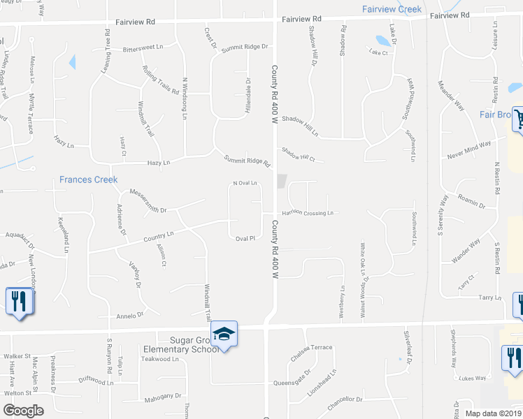 map of restaurants, bars, coffee shops, grocery stores, and more near 251 Entrance Hall View in Greenwood