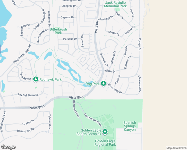 map of restaurants, bars, coffee shops, grocery stores, and more near 3969 Antinori Drive in Sparks