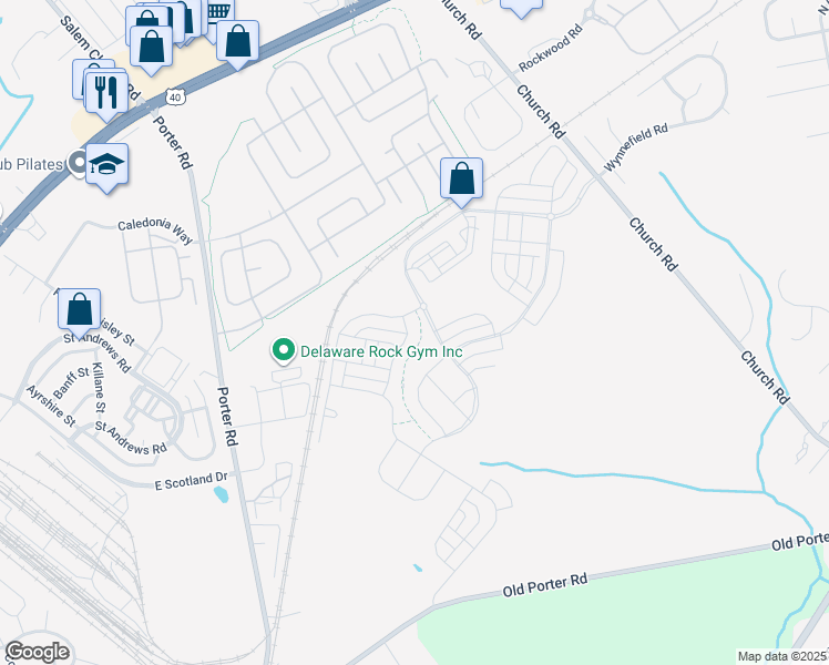 map of restaurants, bars, coffee shops, grocery stores, and more near 813 Hubble Avenue in Bear