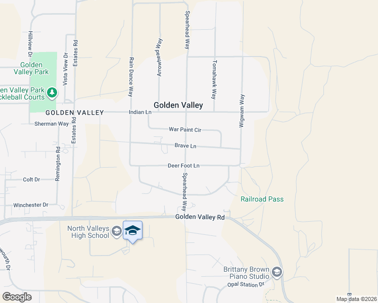 map of restaurants, bars, coffee shops, grocery stores, and more near 9070 Spearhead Way in Reno