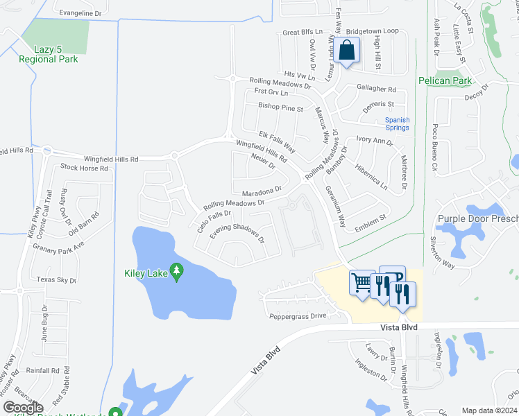 map of restaurants, bars, coffee shops, grocery stores, and more near 2066 Mooncrest Court in Sparks