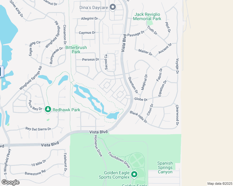 map of restaurants, bars, coffee shops, grocery stores, and more near 6652 Sportoletti Drive in Sparks
