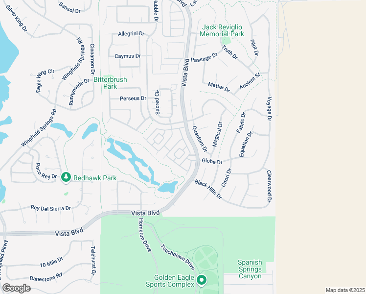 map of restaurants, bars, coffee shops, grocery stores, and more near 6712 Panther Creek Drive in Sparks
