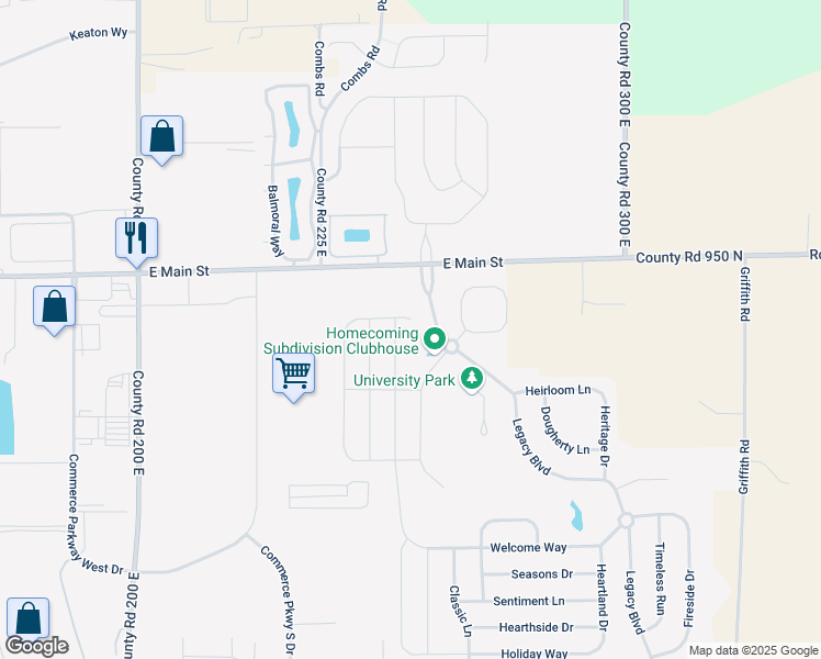 map of restaurants, bars, coffee shops, grocery stores, and more near 2847 Barnes Court in Greenwood