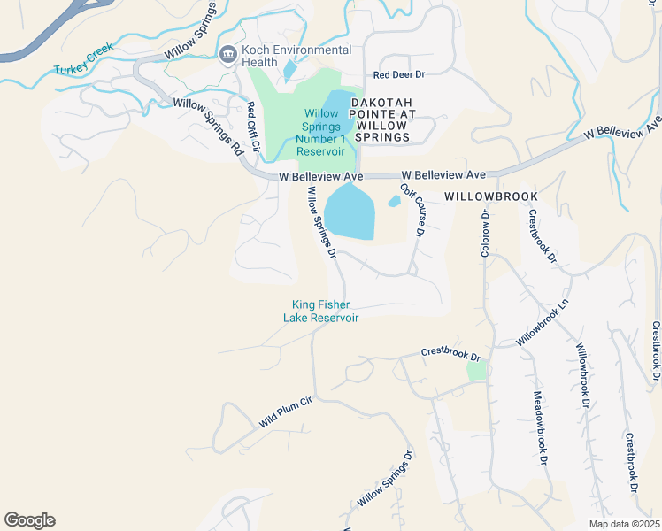 map of restaurants, bars, coffee shops, grocery stores, and more near 5602 Golf Course Drive in Morrison