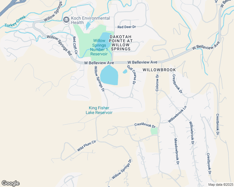 map of restaurants, bars, coffee shops, grocery stores, and more near 5523 Golf Course Drive in Morrison