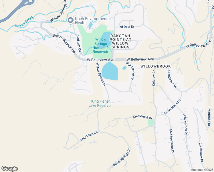 map of restaurants, bars, coffee shops, grocery stores, and more near 5602 Golf Course Drive in Morrison