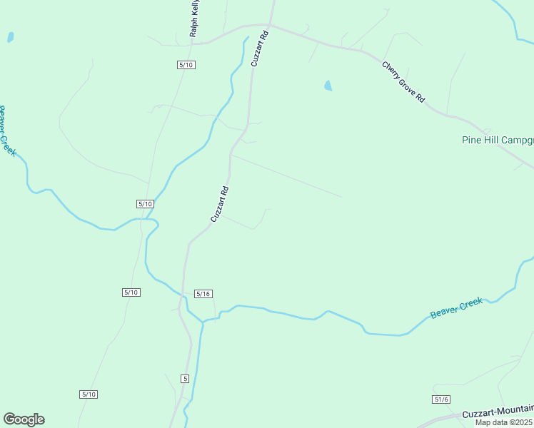 map of restaurants, bars, coffee shops, grocery stores, and more near 1470 Cuzzart Road in Bruceton Mills