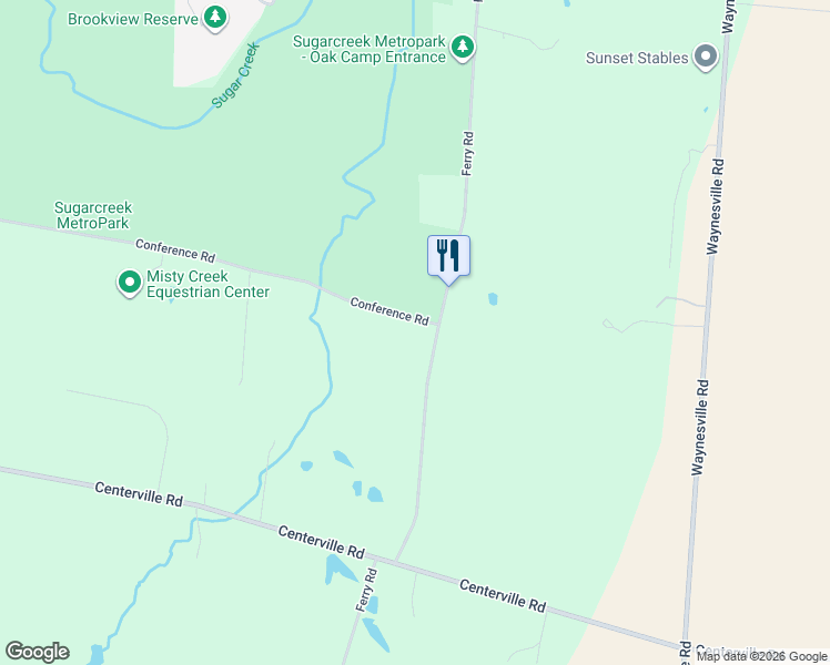 map of restaurants, bars, coffee shops, grocery stores, and more near 2763 Ferry Rd in Bellbrook