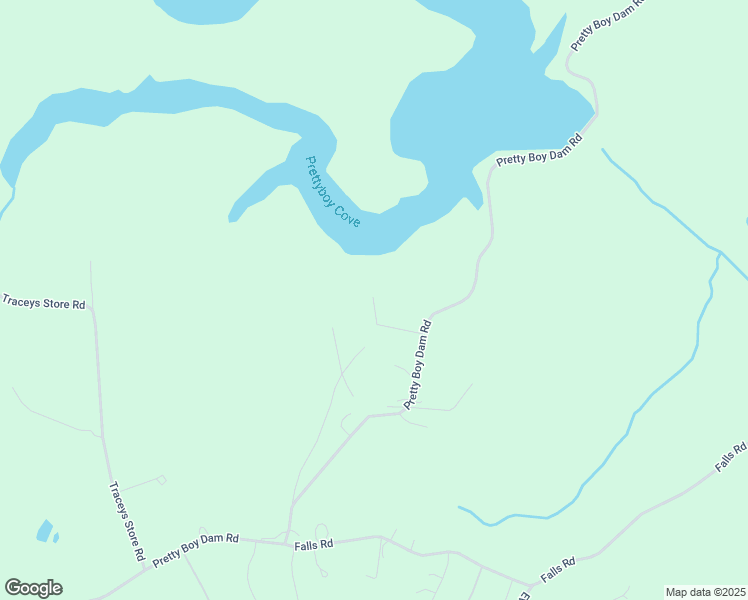 map of restaurants, bars, coffee shops, grocery stores, and more near 17742 Pretty Boy Dam Road in Parkton