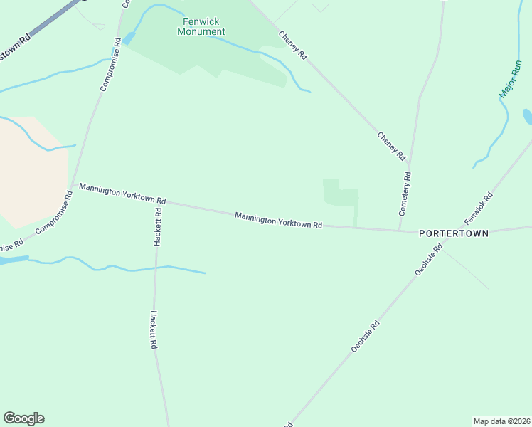 map of restaurants, bars, coffee shops, grocery stores, and more near 61 Mann Yorketown Road in Woodstown