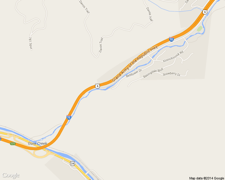 map of restaurants, bars, coffee shops, grocery stores, and more near 3120 Bellflower Drive in Vail