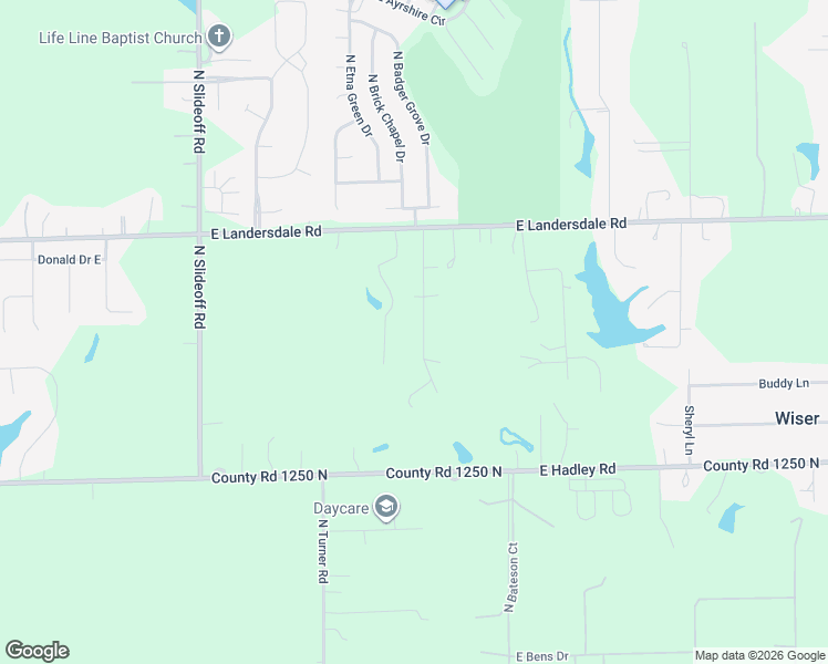 map of restaurants, bars, coffee shops, grocery stores, and more near 12804 North Oakhaven Drive in Morgan County