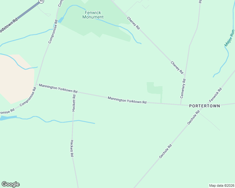 map of restaurants, bars, coffee shops, grocery stores, and more near 61 Mannington Yorktown Road in Woodstown