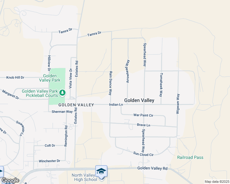 map of restaurants, bars, coffee shops, grocery stores, and more near 9290 Rain Dance Way in Reno