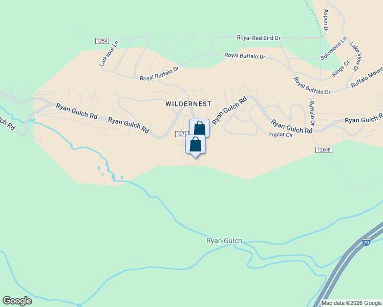 map of restaurants, bars, coffee shops, grocery stores, and more near 700 Wildernest Court in Silverthorne