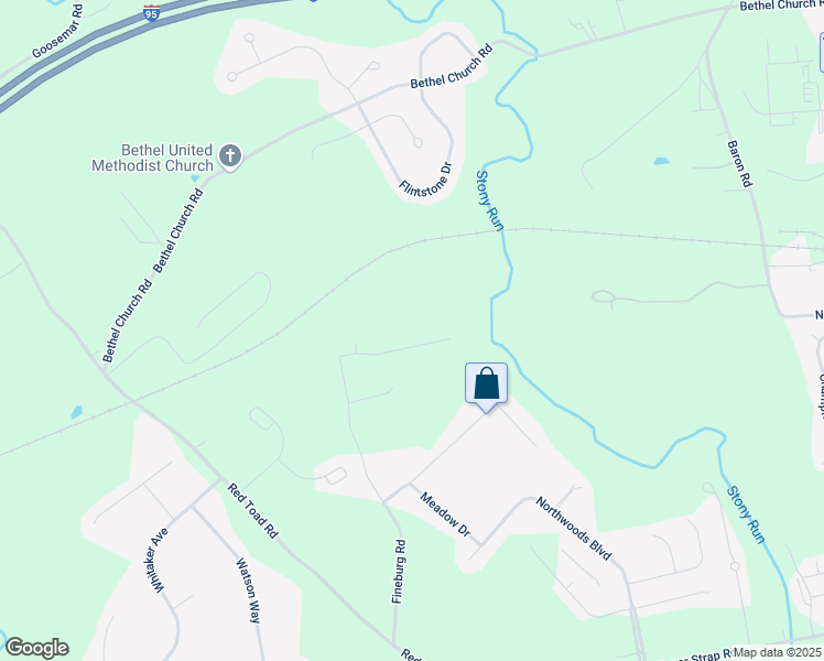map of restaurants, bars, coffee shops, grocery stores, and more near 63 Kings Way Drive in North East