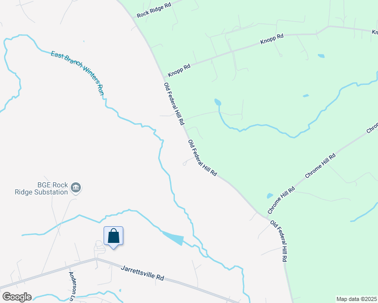 map of restaurants, bars, coffee shops, grocery stores, and more near 3846 Old Federal Hill Rd in Jarrettsville